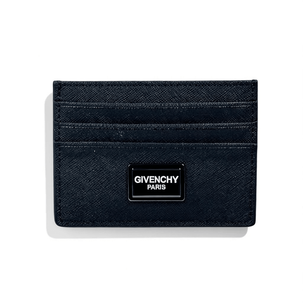 Givenchy Paris Leather Card Holder — Black - MASTERPIECE