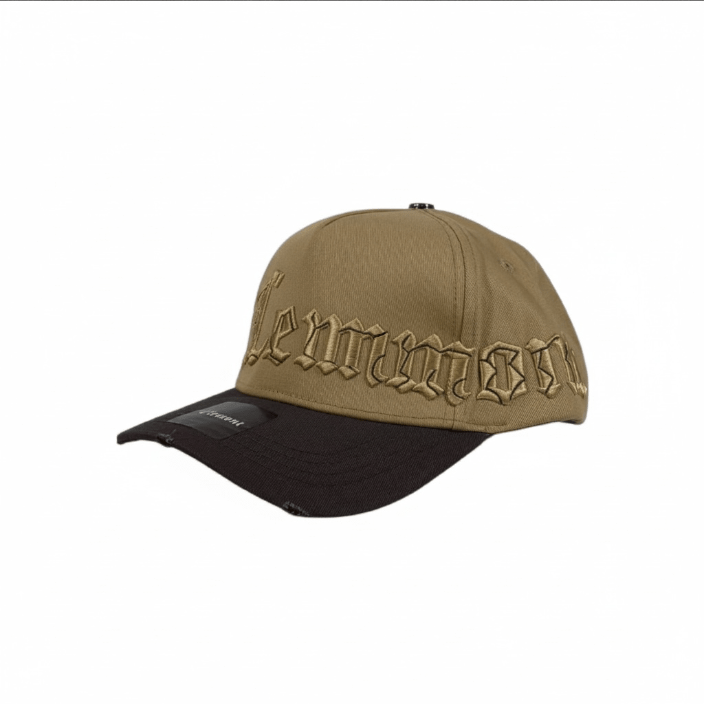 Gorra Lerici Clemont Gothic Logo Cap — Khaki & Black - MASTERPIECE
