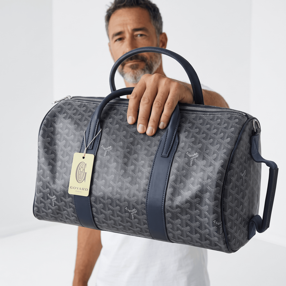 Goyard Monogram Duffle Bag — Grey - MASTERPIECE