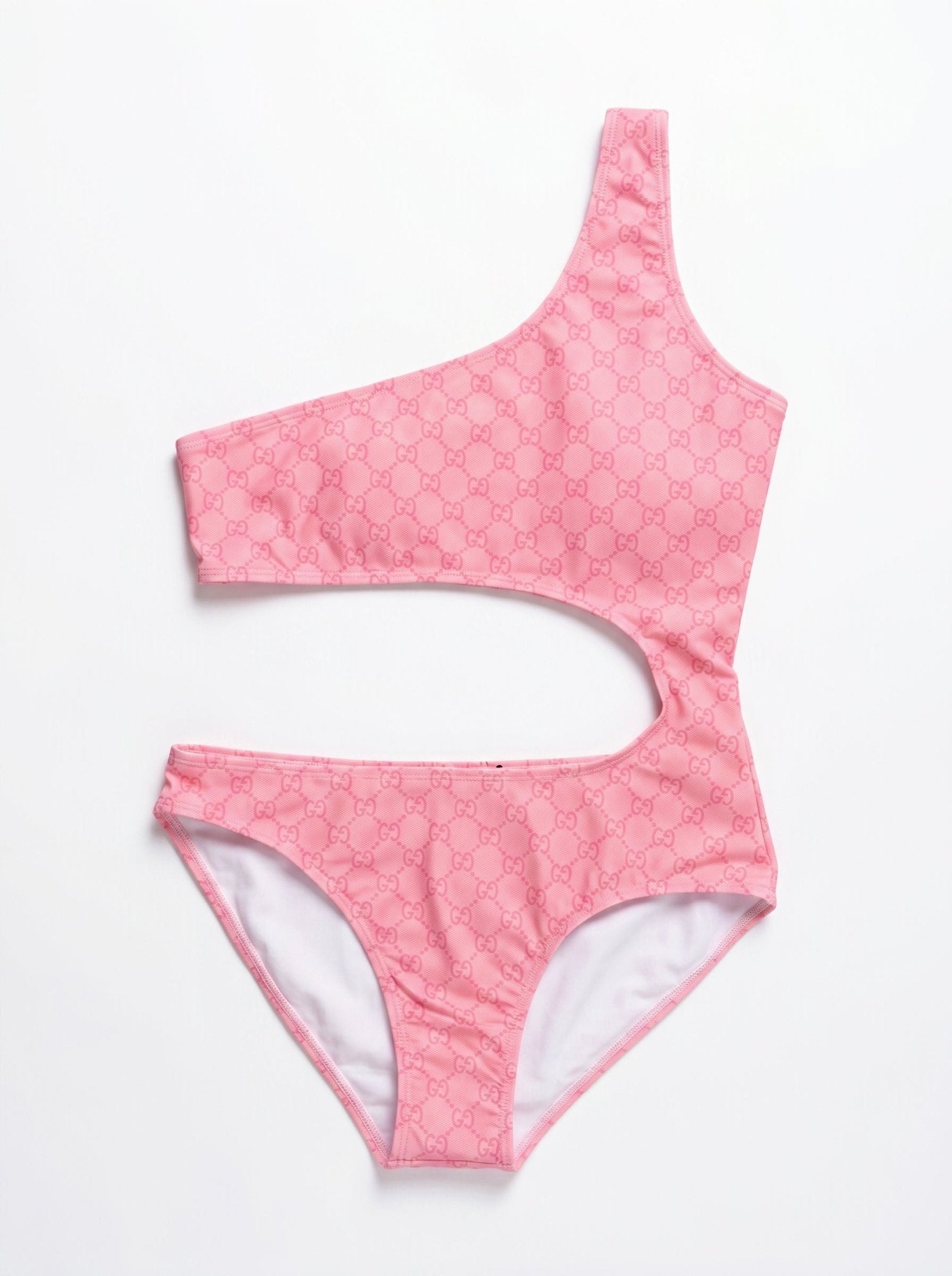 Gucci GG Cut-Out One-Shoulder Swimsuit - MASTERPIECE