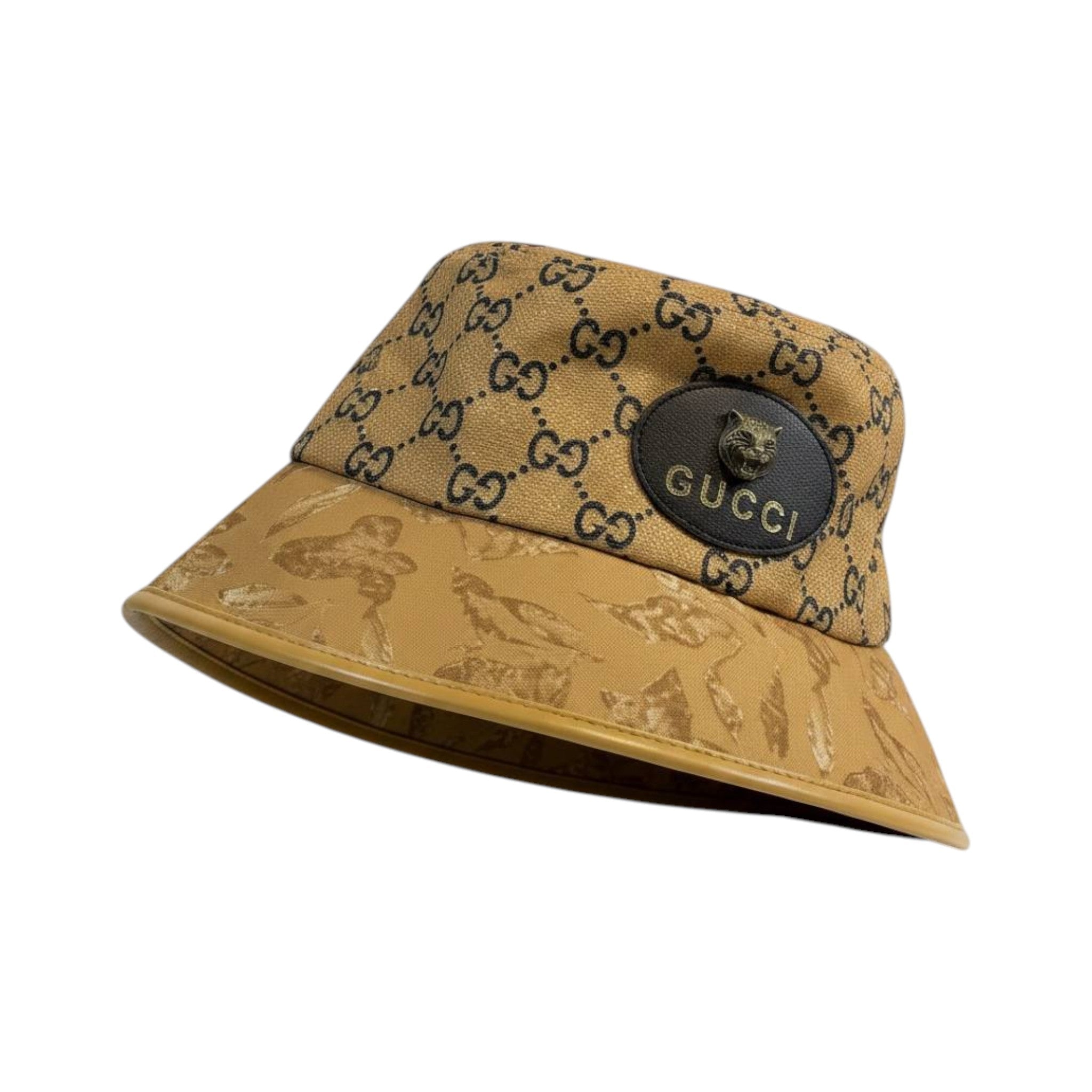 🤎 Gucci GG Monogram Bucket Hat | Classic Beige Luxury Style 🎩 - MASTERPIECE