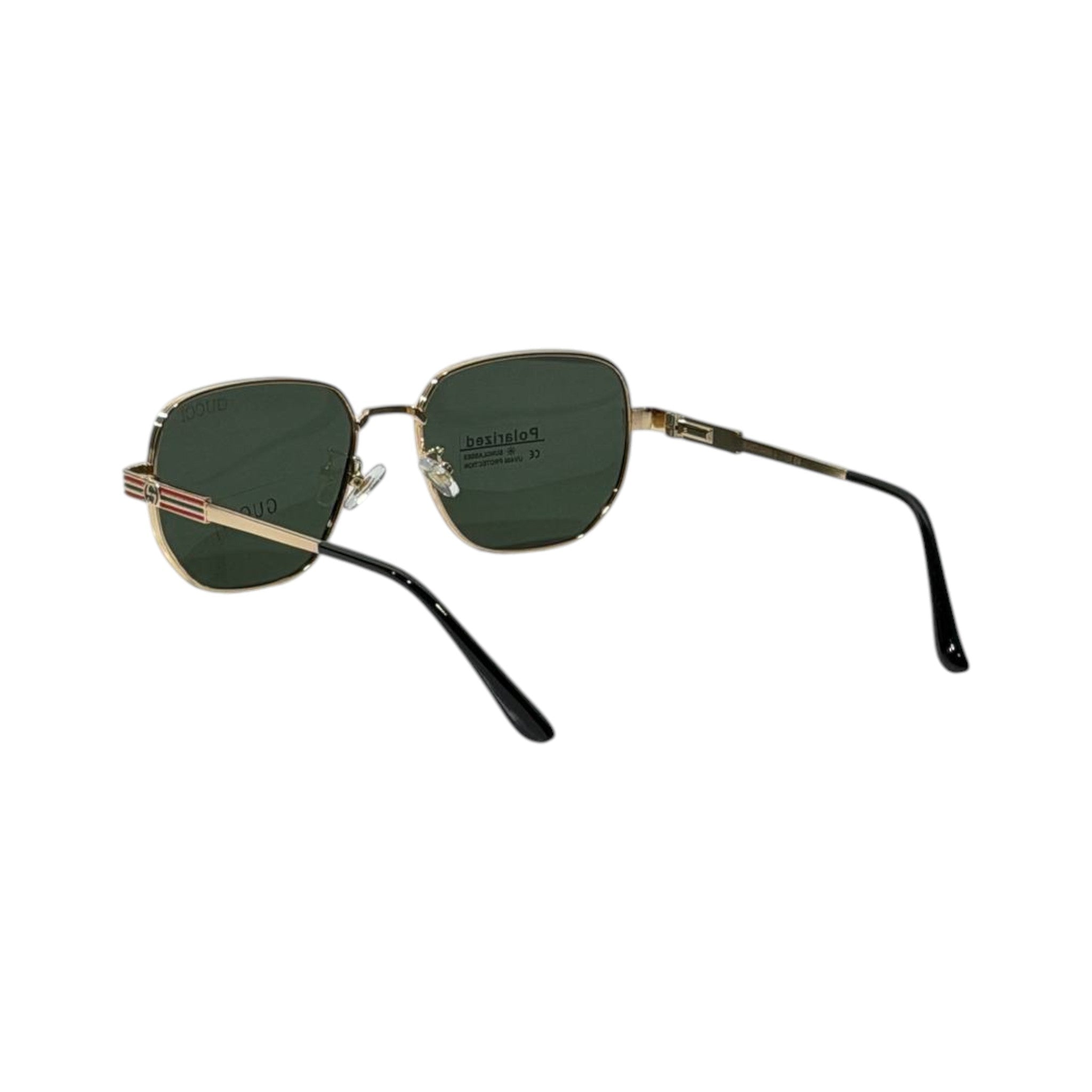Gucci Heritage Polarized Gold Square Sunglasses - MASTERPIECE