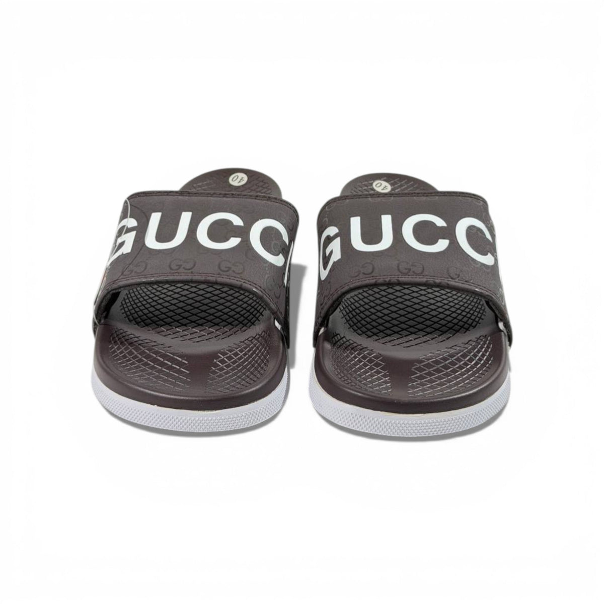 🤎 GUCCI Monogram Slides – Brown Signature Edition ✨ - MASTERPIECE