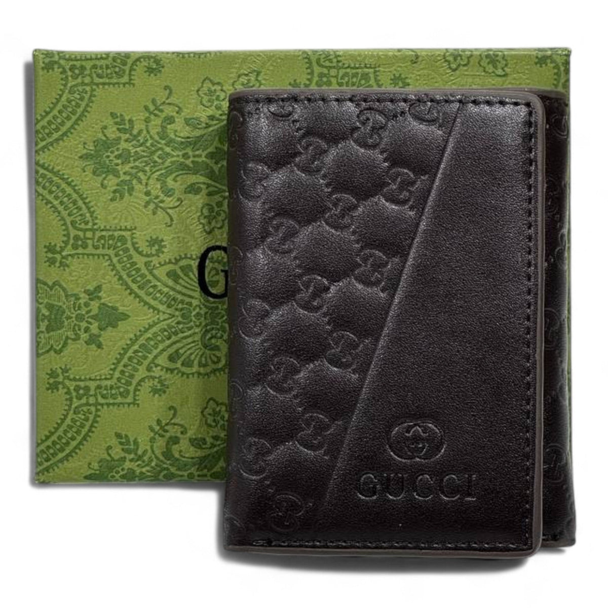 Gucci Monogram Wallet — Brown - MASTERPIECE