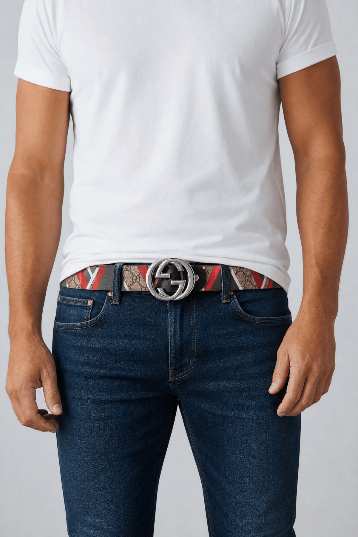 Gucci Pattern Belt — Multicolor - MASTERPIECE