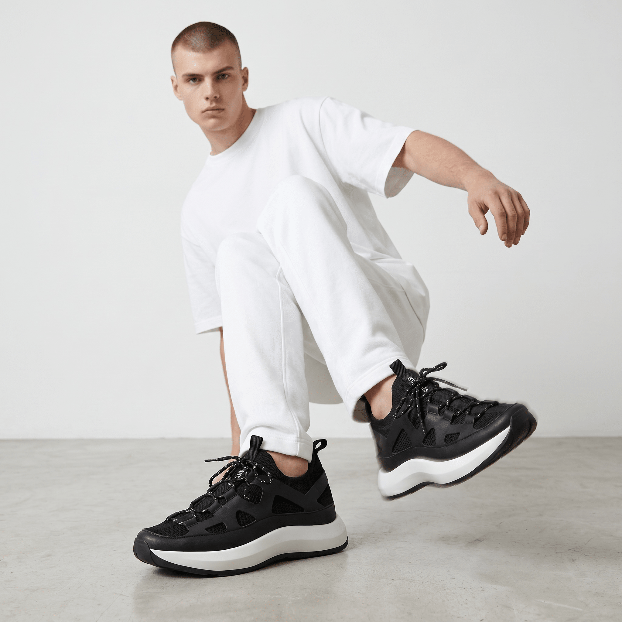 🖤 Hermès Aero Knit Black Edition Sneakers 👟⚡ - MASTERPIECE