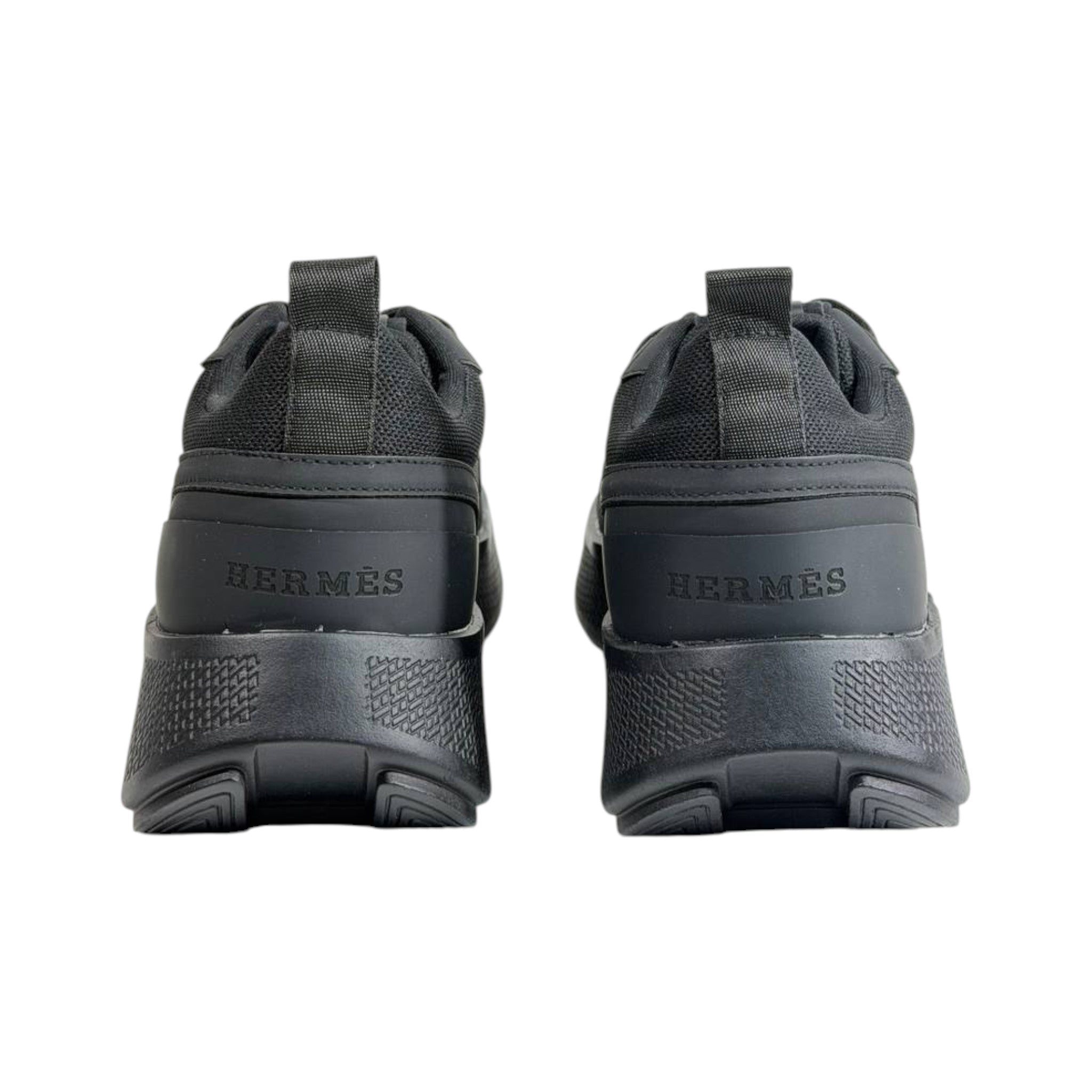Hermès All Black Chunky Sneakers – Luxury Urban Performance Shoes 🖤 - MASTERPIECE