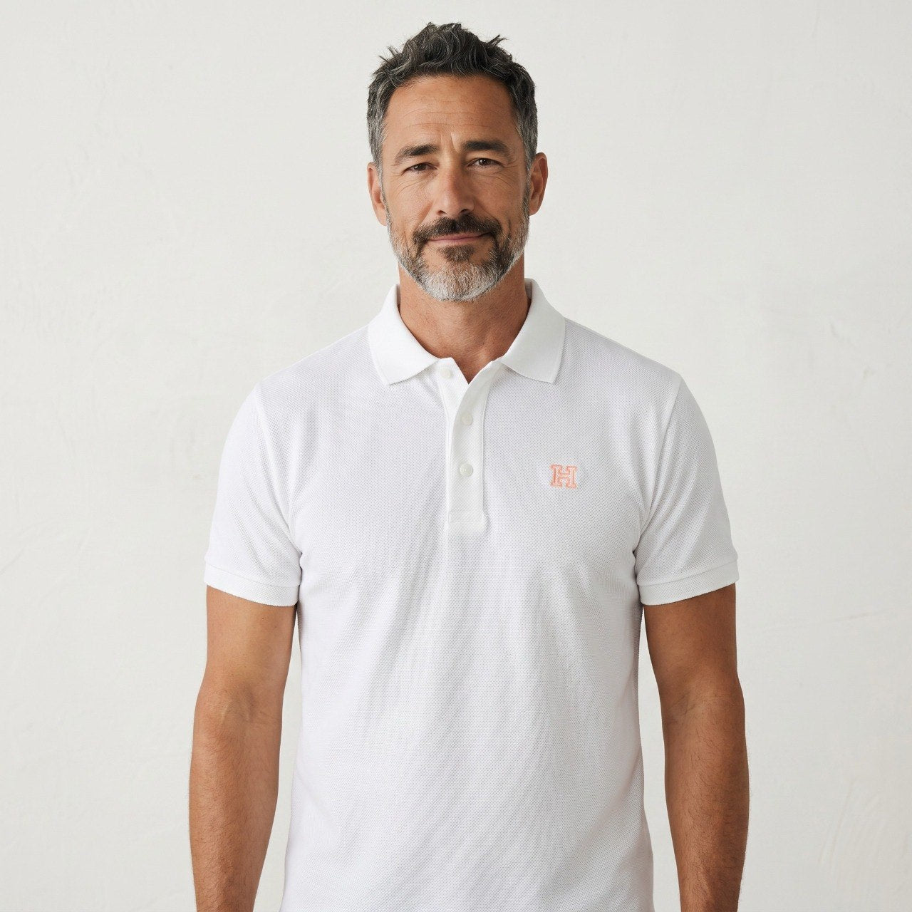 🧡 Hermès Essential Luxury White Polo – Refined Elegance Collection - MASTERPIECE
