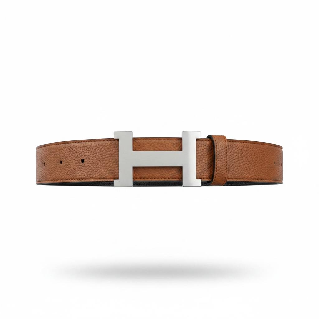 Hermès Inspired Brown H Buckle Belt 110CM 🤎✨ Luxury Reversible Designer Style Belt - MASTERPIECE
