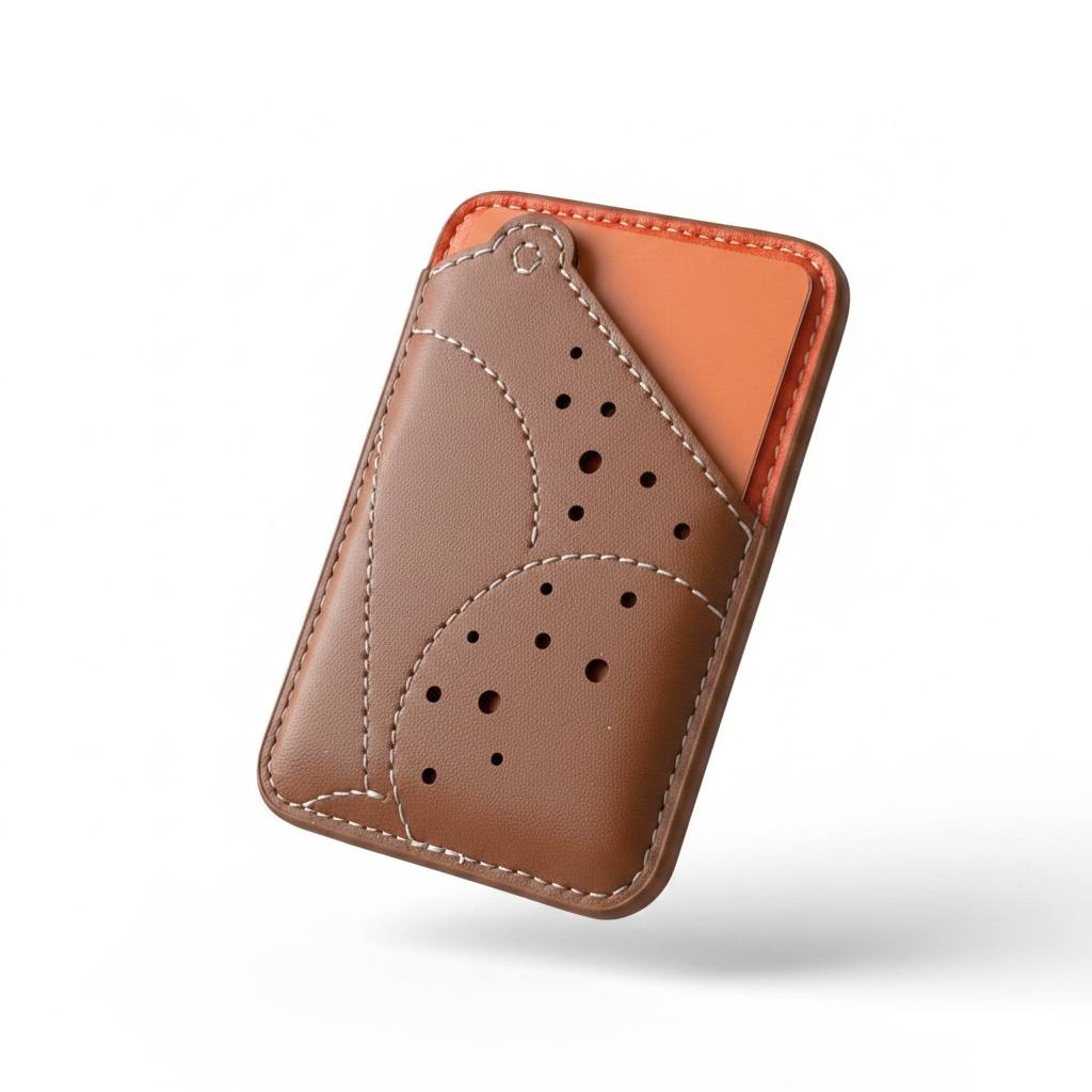 Hermès Leather Phone Card Holder – Luxury Stick - On Mobile Wallet 🤎📱 - MASTERPIECE