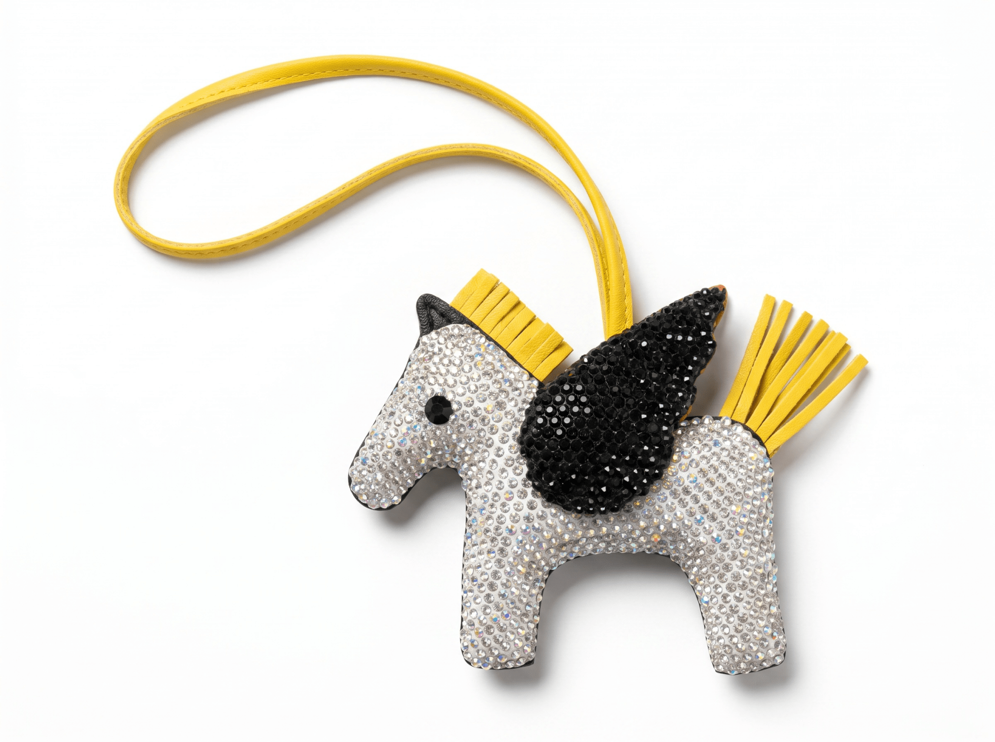 HERMÈS Rodeo Pegasus Crystal Charm 🐎✨ | Luxury Sparkling Horse Bag Accessory - MASTERPIECE