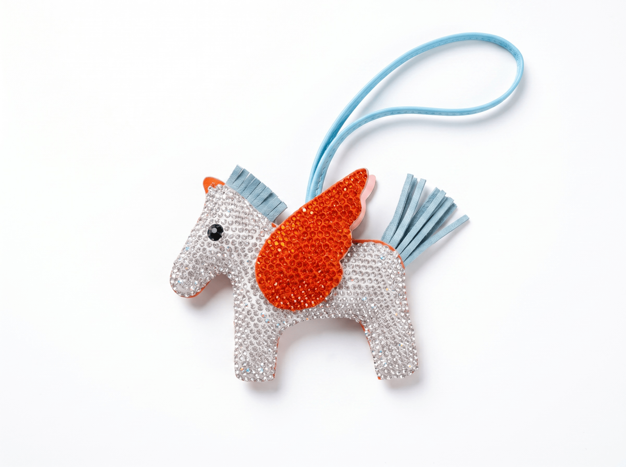 🦄 HERMÈS Rodeo Pegasus Crystal Charm – Sunset Wing Edition 🧡✨ - MASTERPIECE