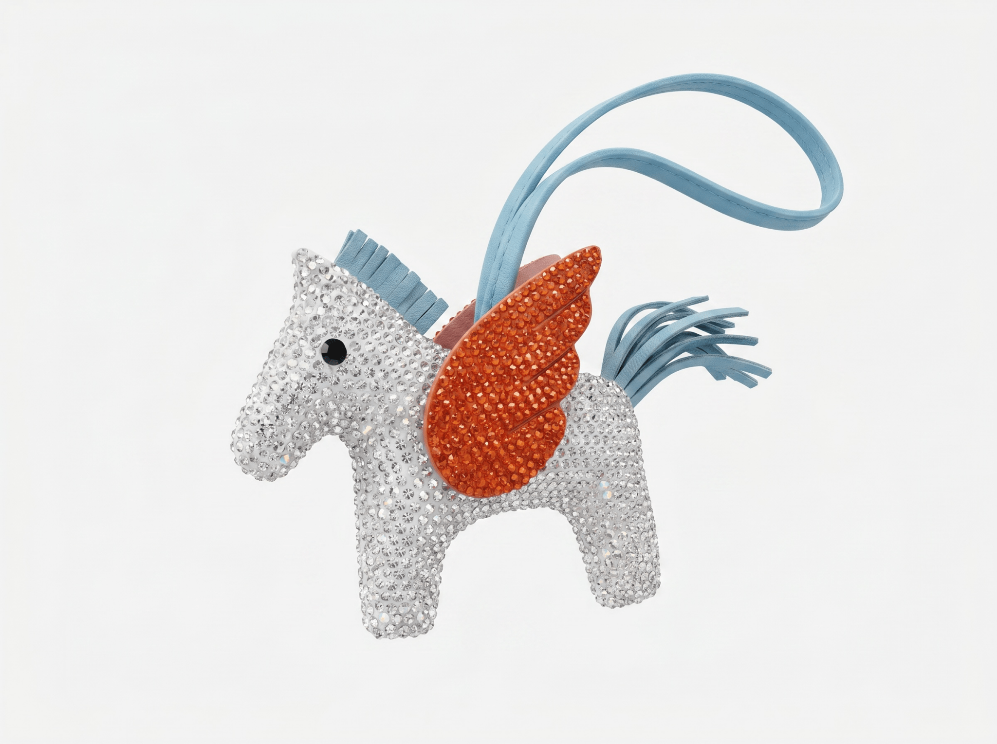 🦄 HERMÈS Rodeo Pegasus Crystal Charm – Sunset Wing Edition 🧡✨ - MASTERPIECE