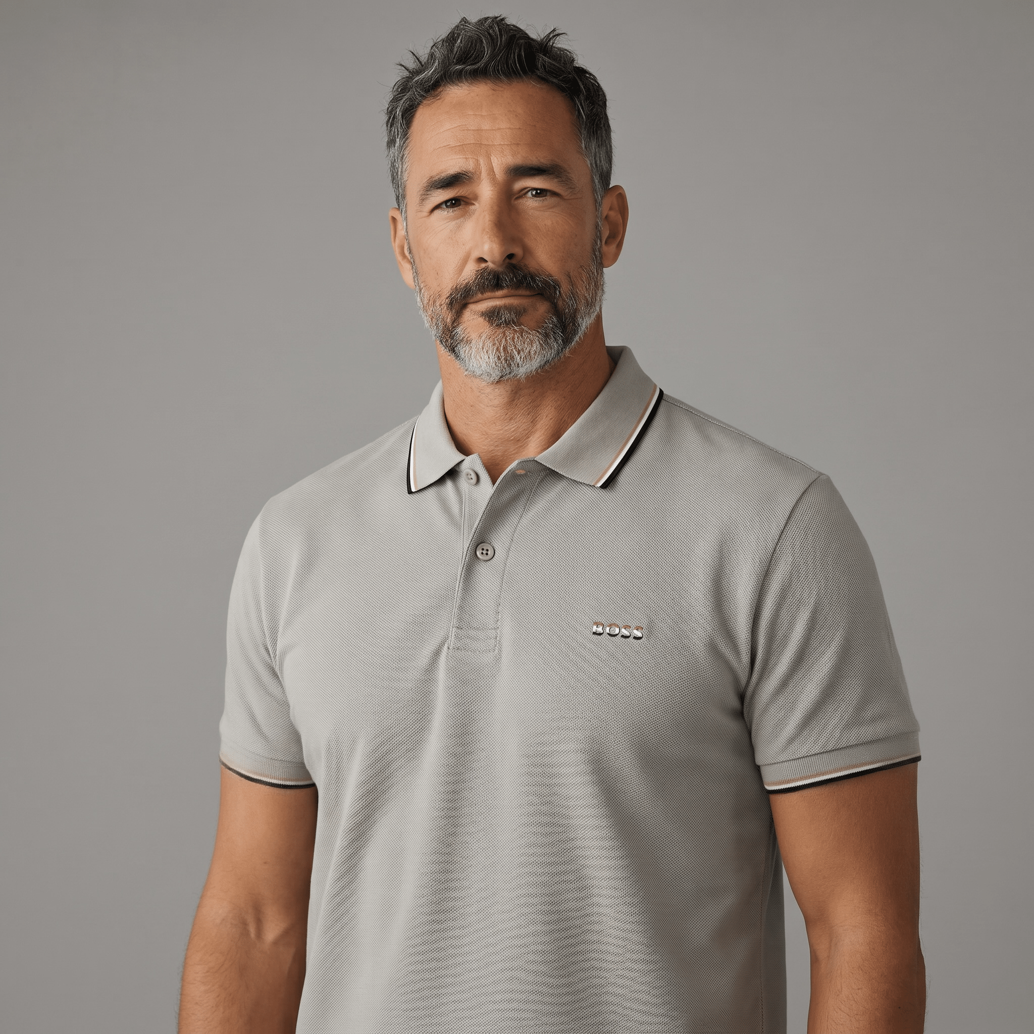 🤍✨ Hugo Boss Beige Luxury Polo Shirt – Timeless Smart Casual Essential 👔🔥 - MASTERPIECE