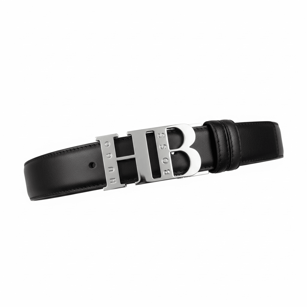 Hugo Boss HB Logo Reversible Leather Belt 🔥 | Black & Brown Signature - MASTERPIECE