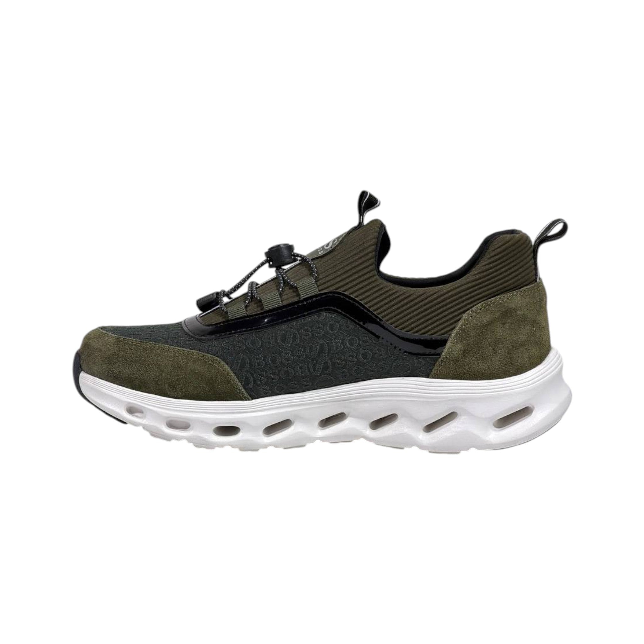 💚🖤 Hugo Boss Lightweight Slip-On Runner Sneakers 👟⚡ - MASTERPIECE