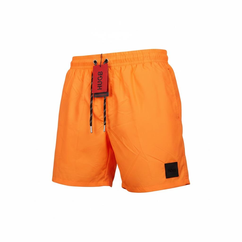 🍊 HUGO BOSS Orange Swim Shorts – Bold Minimal Luxury 🩳🔥 - MASTERPIECE
