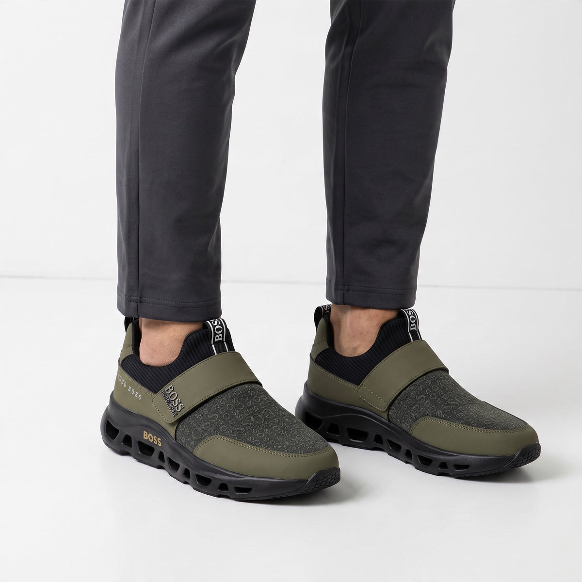 Hugo Boss Runner – olive - MASTERPIECE