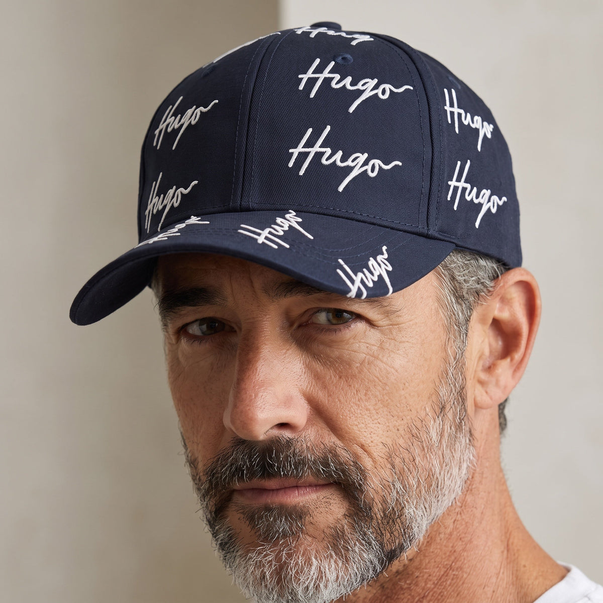 HUGO Signature Logo Cap – Navy Blue 🧢 - MASTERPIECE