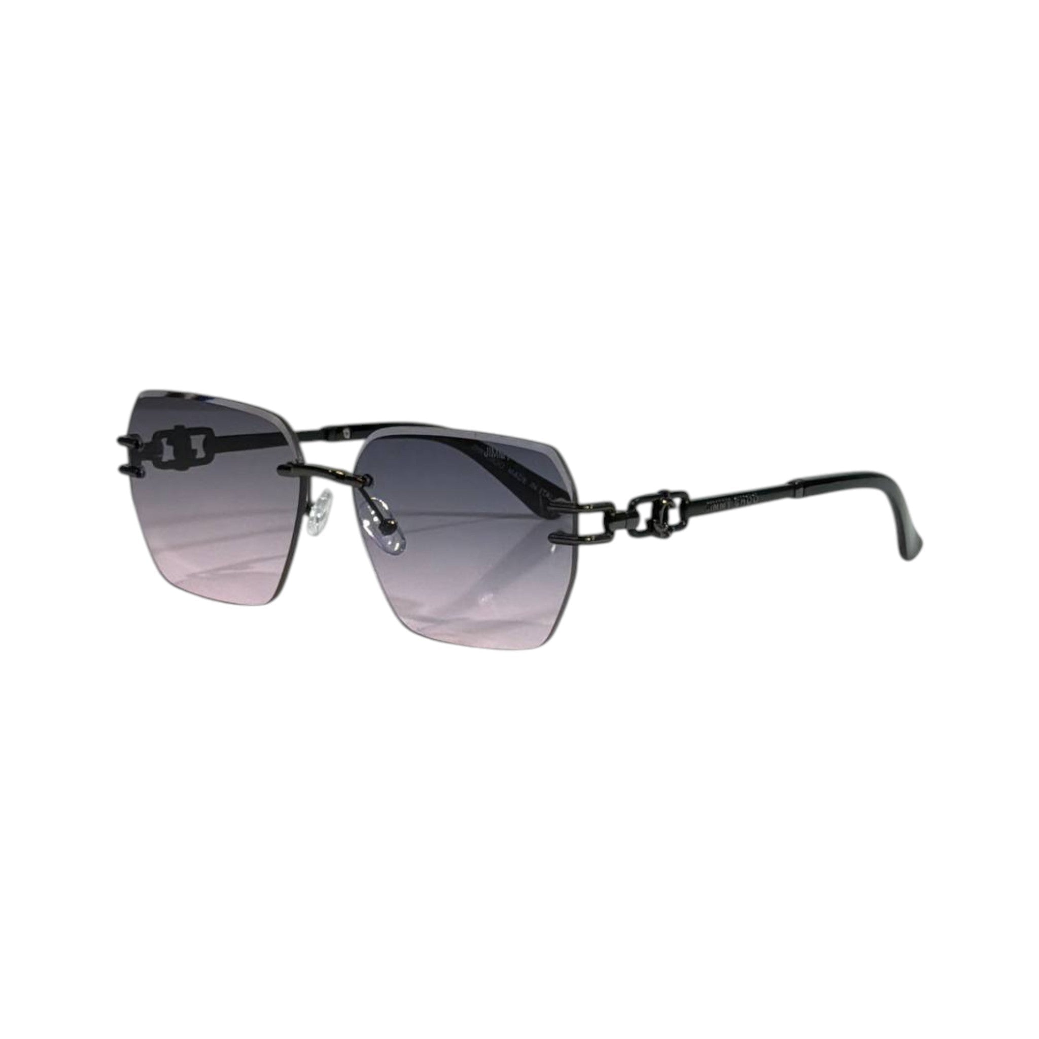 Jimmy Choo Black Rimless Sunglasses – Sleek Luxury Edge 🖤✨ - MASTERPIECE