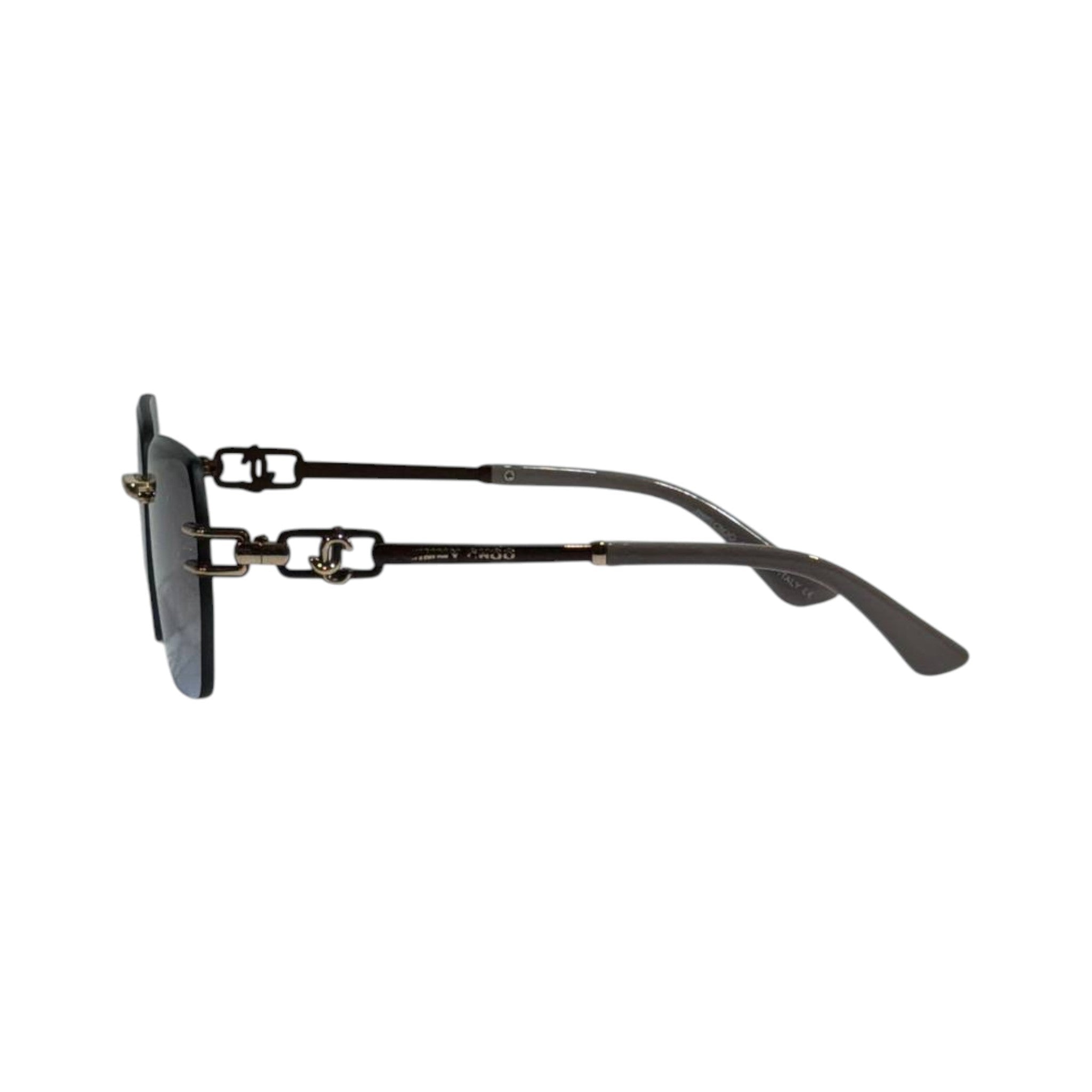 Jimmy Choo Gradient Rimless Sunglasses – Soft Luxe Edition 🤎✨ - MASTERPIECE