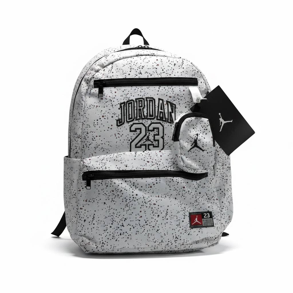 Jordan 23 Splash Backpack 🎒🤍 Street Style Edition - MASTERPIECE