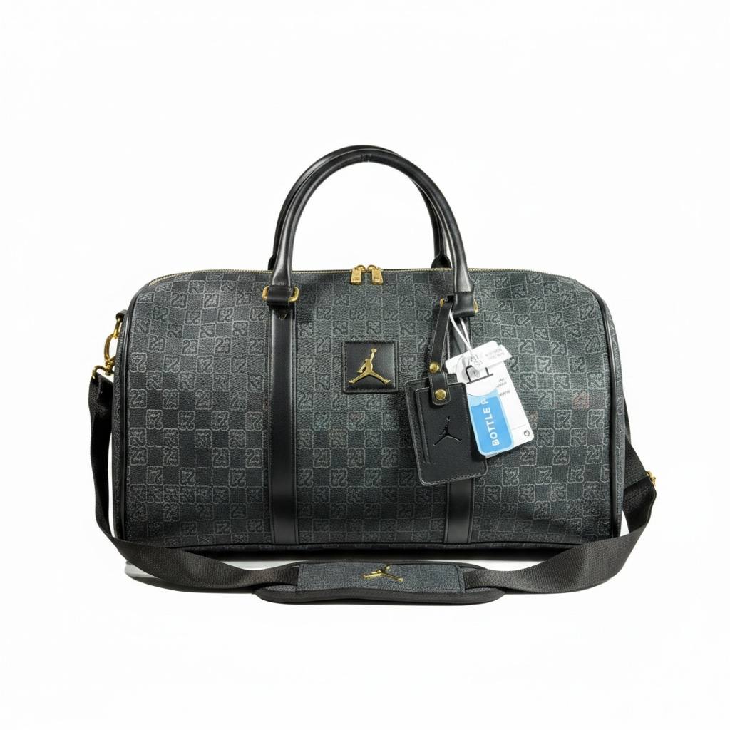 Jordan Black & Gold Luxury Duffel Bag Limited Edition 🖤✨ - MASTERPIECE