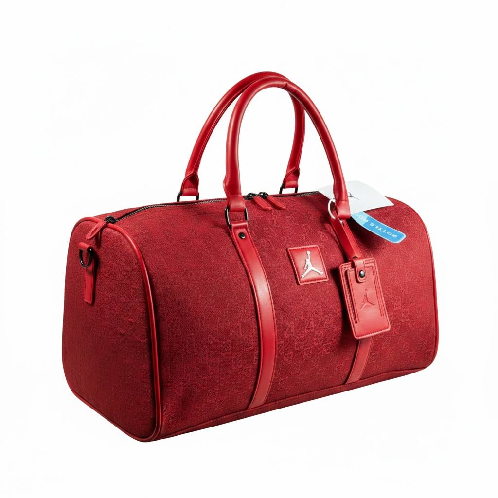 Jordan Luxe Weekender Duffle Bag 🧳❤️ Red Edition - MASTERPIECE