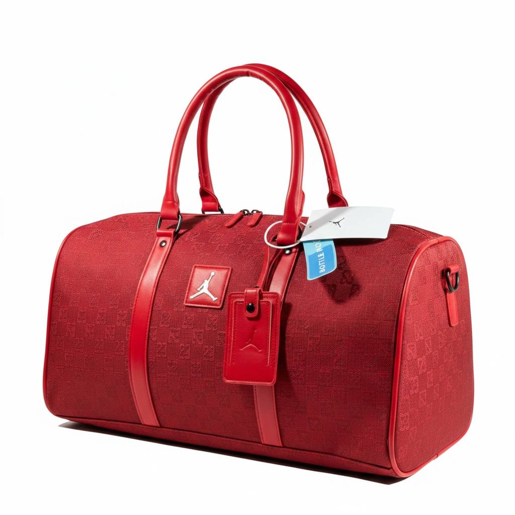 Jordan Luxe Weekender Duffle Bag 🧳❤️ Red Edition - MASTERPIECE