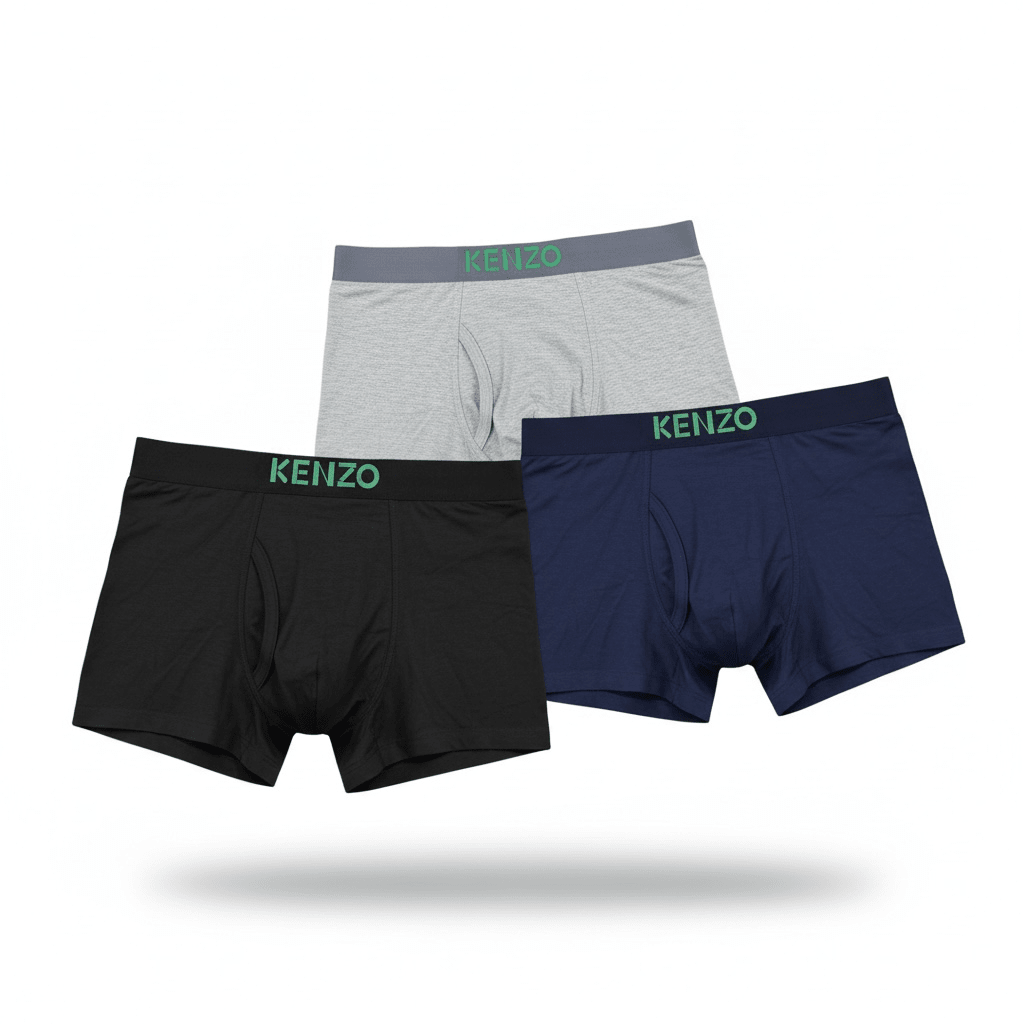 KENZO Boxer Briefs 3-Pack – Sporty Luxury & Everyday Comfort 🩲🔥 - MASTERPIECE