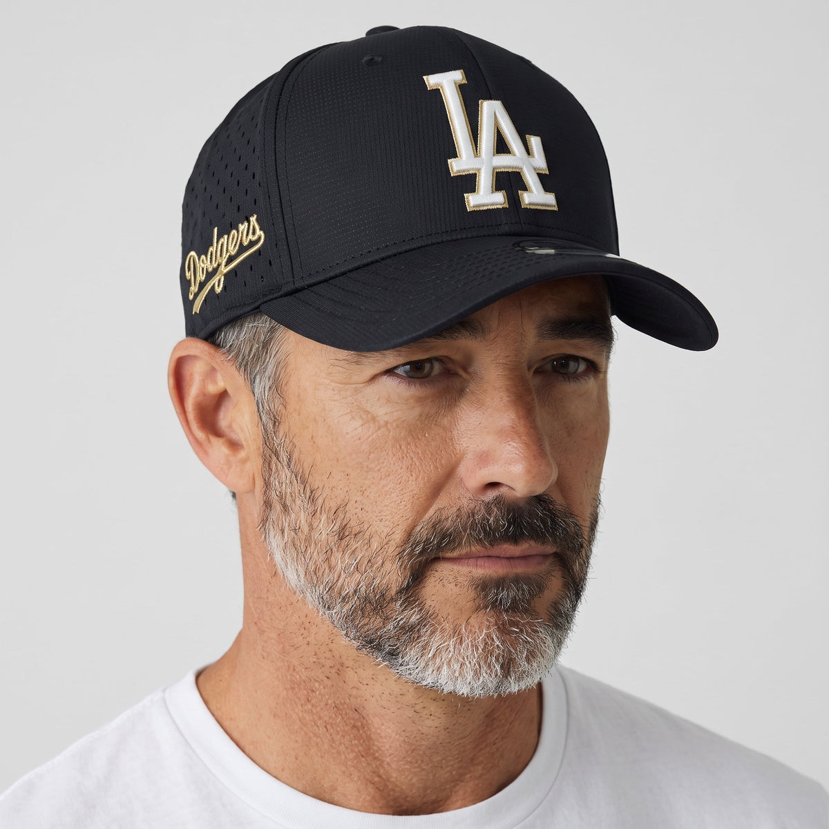 LA Dodgers Perforated Cap – Black & Gold ⚾️ - MASTERPIECE