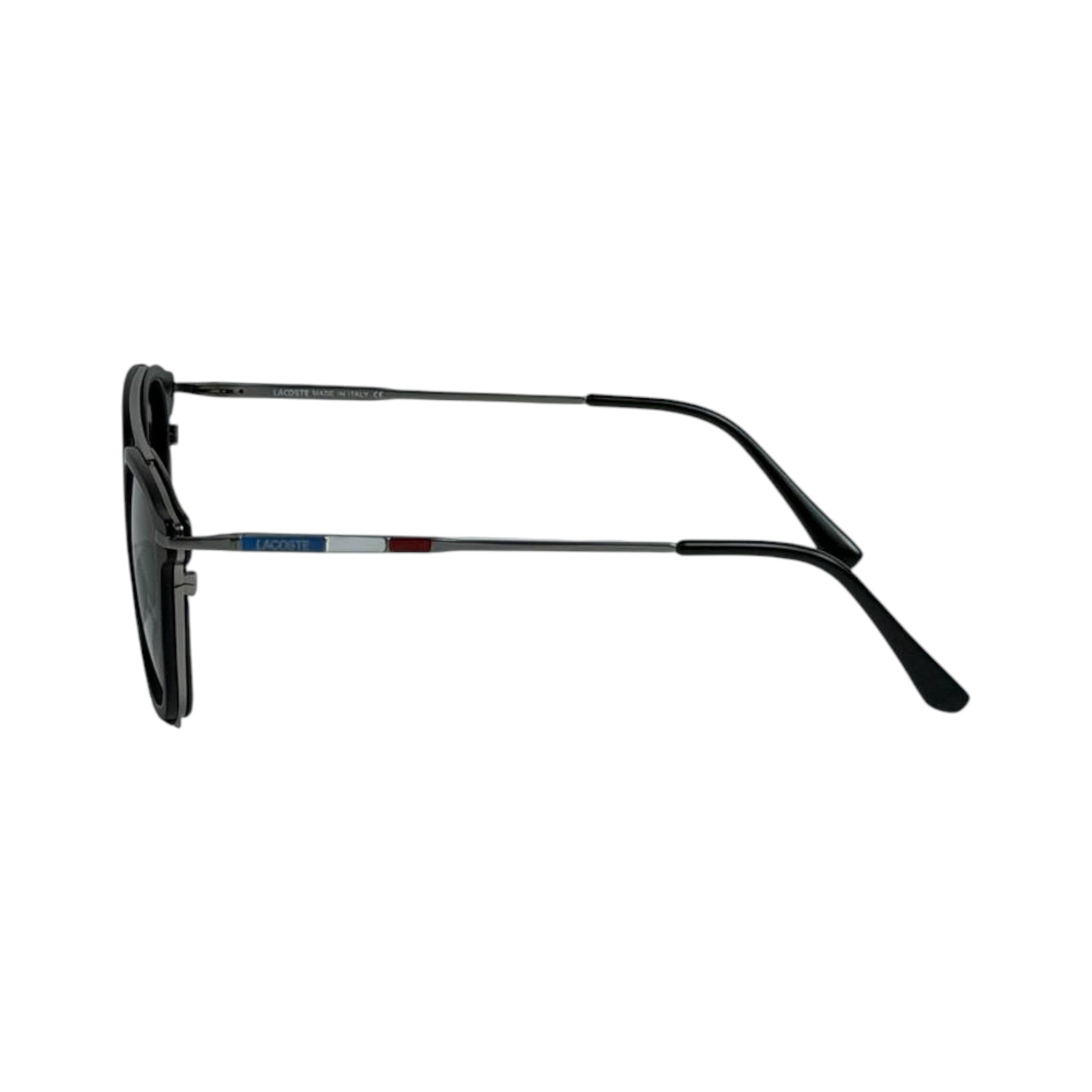 Lacoste Double Bridge Sunglasses – Black Frame Sport Luxury 🕶️🐊 - MASTERPIECE
