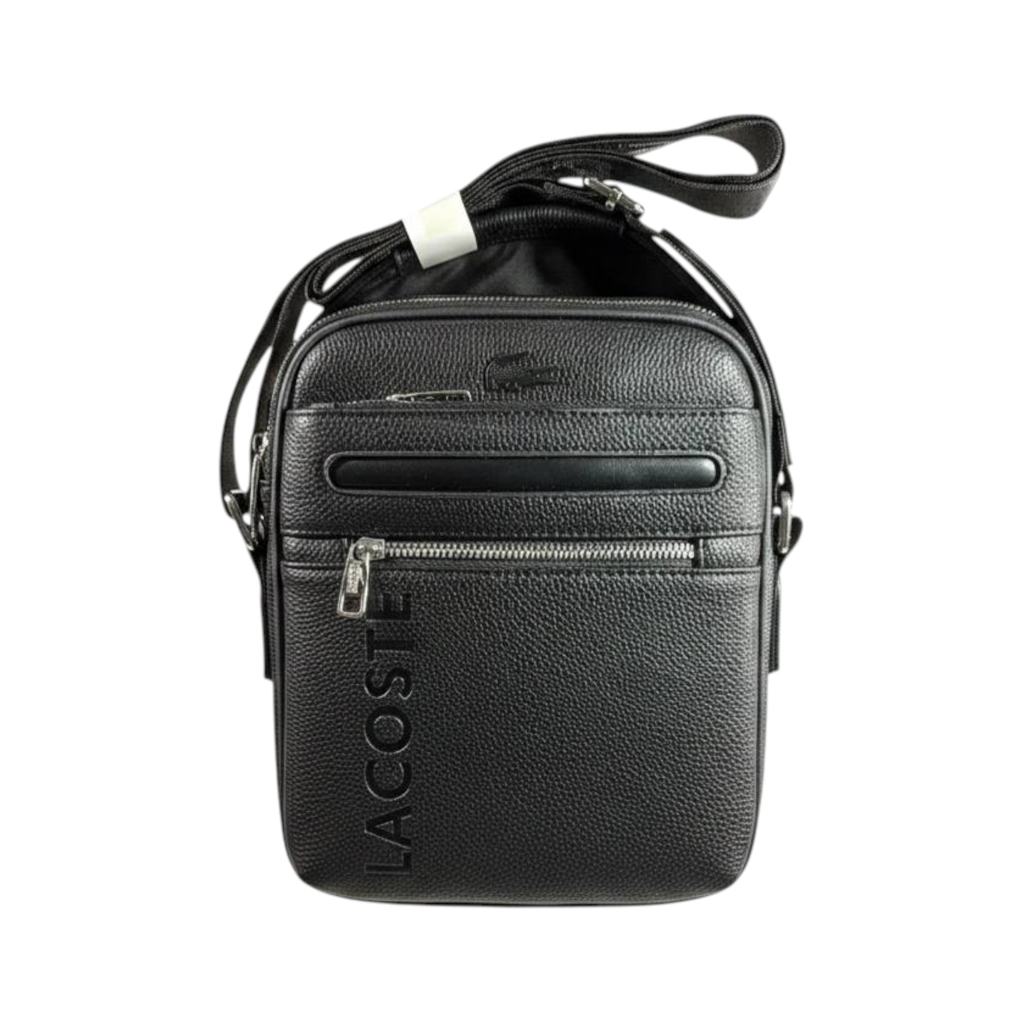 Lacoste Urban Black Crossbody Bag 🐊✨ Premium Everyday Messenger - MASTERPIECE