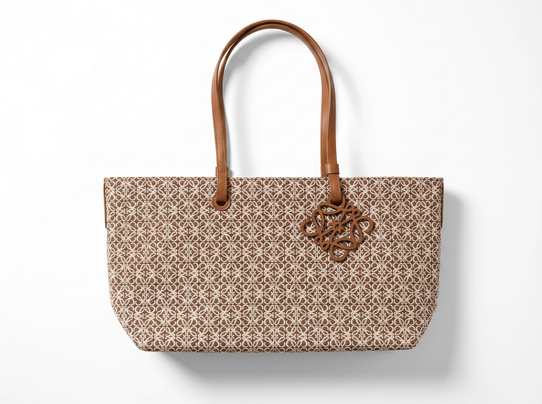 👜 Loewe Anagram Canvas Tote Bag – Luxury Beige Monogram Shopper - MASTERPIECE