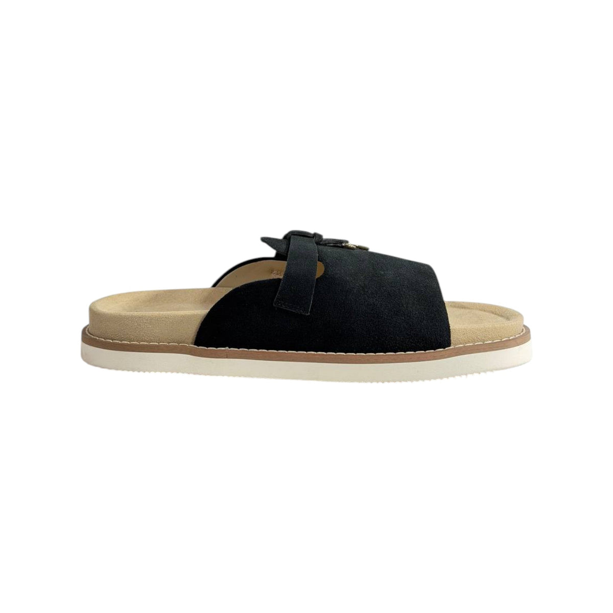 Loro Piana Black Comfort Slides 🖤✨ Luxury Summer Sandals for men - MASTERPIECE