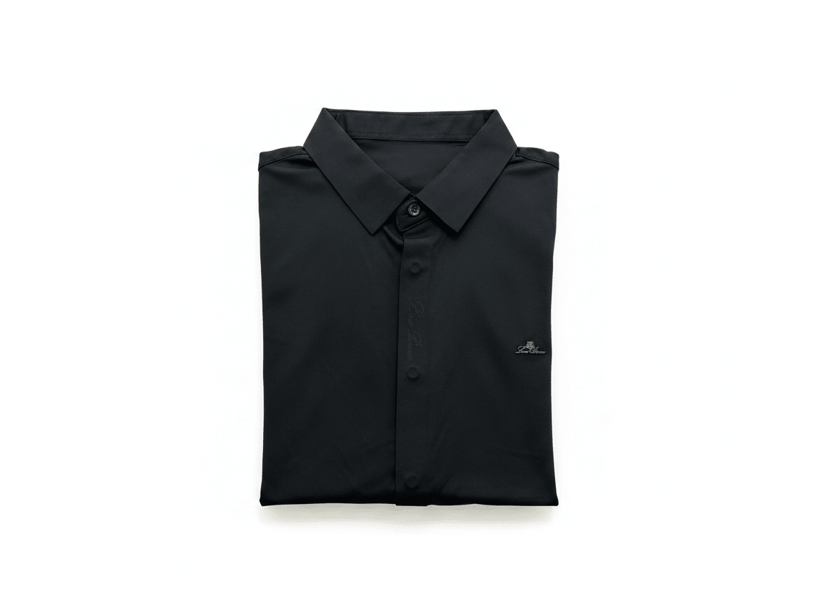 Loro Piana Black Long Sleeve Shirt 🖤✨ Minimal Luxury Fit - MASTERPIECE
