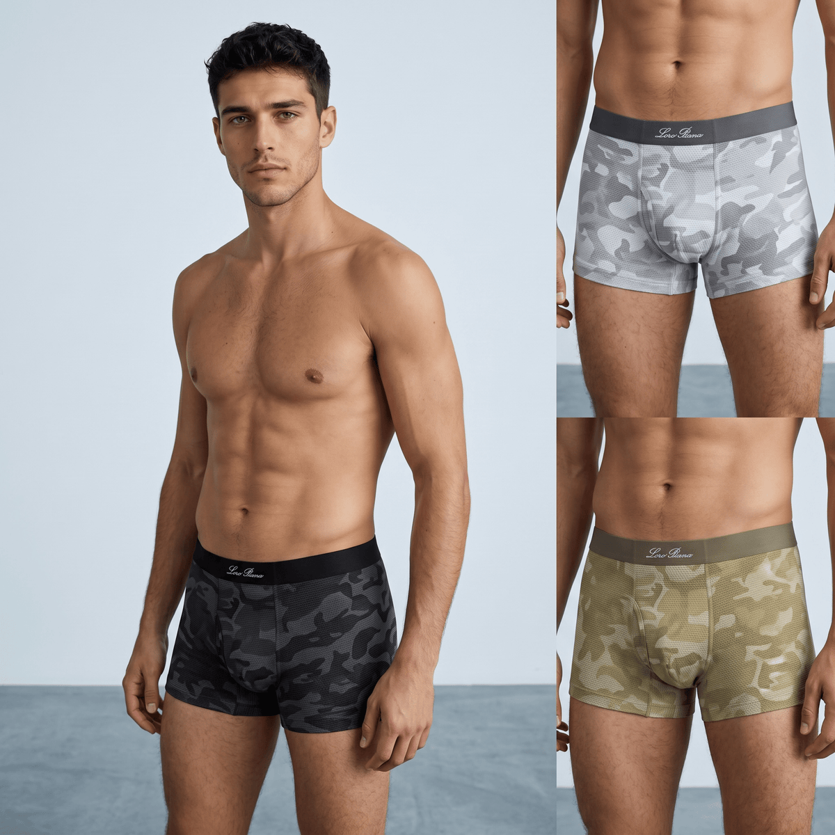 Loro Piana Camouflage Boxer Briefs – Ultimate Luxury Comfort 🩲✨ - MASTERPIECE