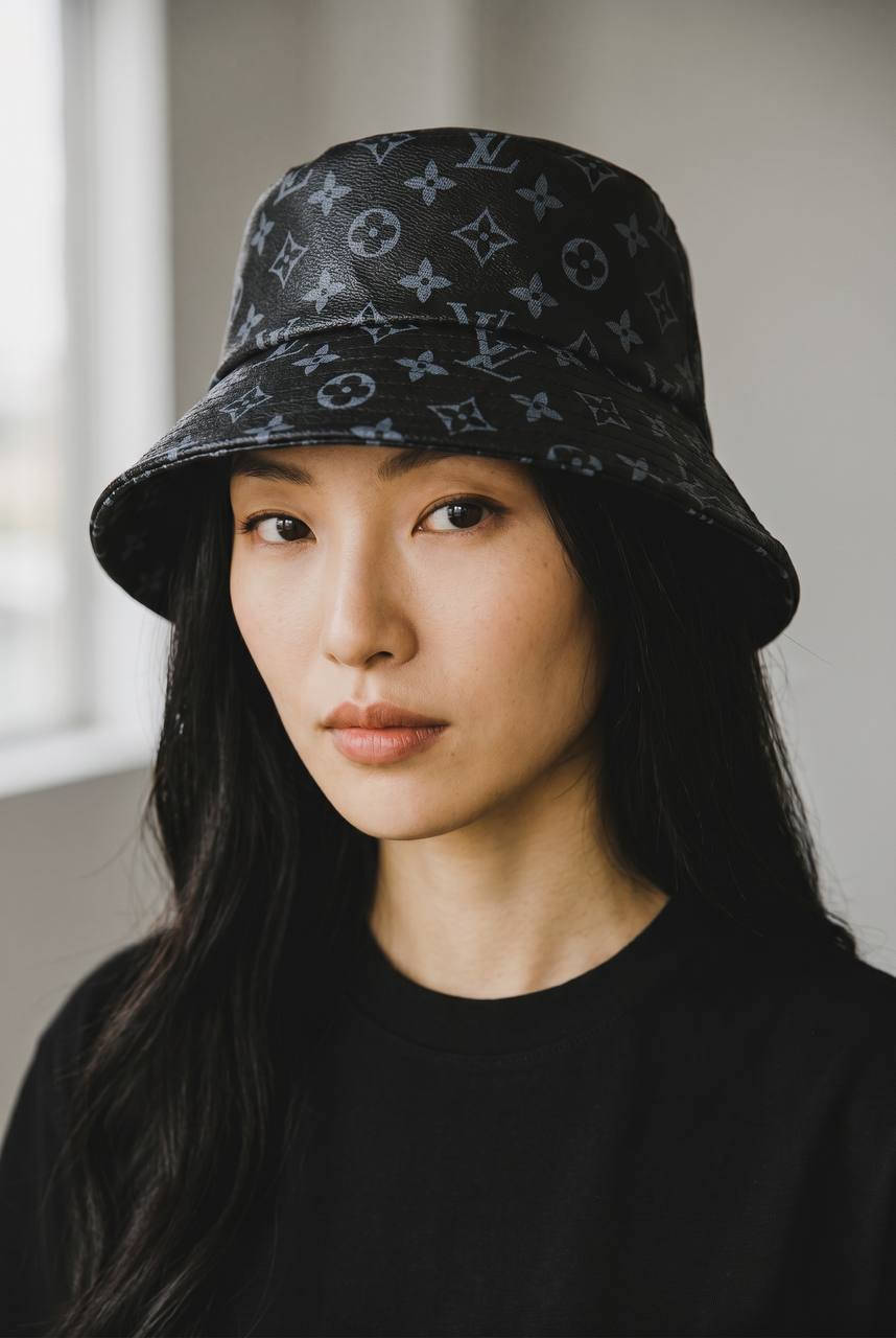 🧢 Louis Vuitton Black Monogram Bucket Hat | Sleek Luxury Everyday Style 🖤✨ - MASTERPIECE