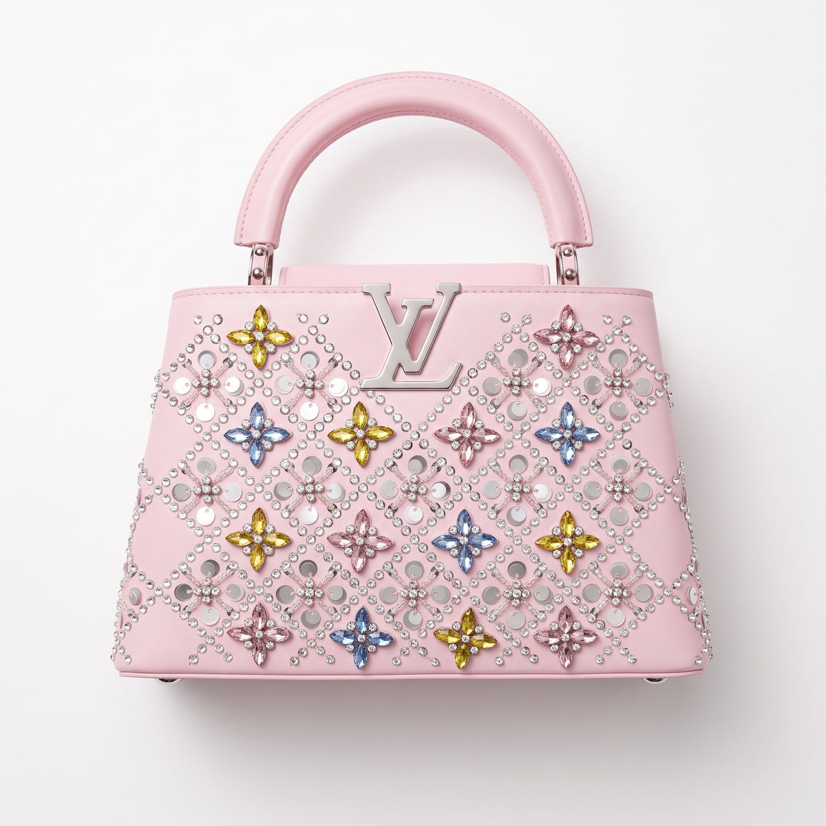 Louis Vuitton Capucines – Embellished Pink 💖✨ - MASTERPIECE