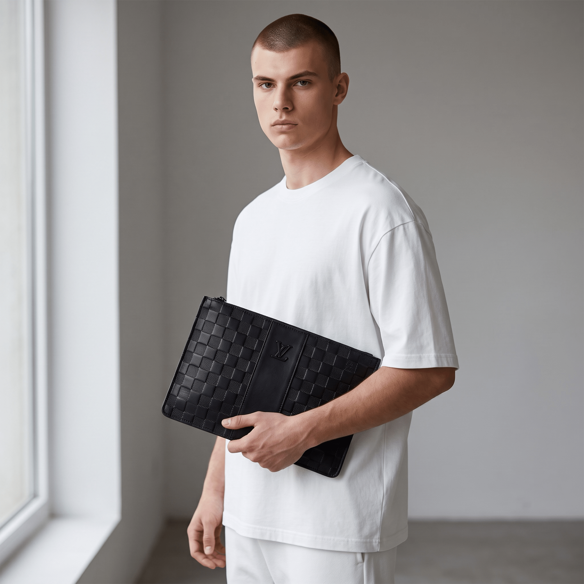 🖤💼 Louis Vuitton Damier Graphite Portfolio – Business Clutch ✨ - MASTERPIECE