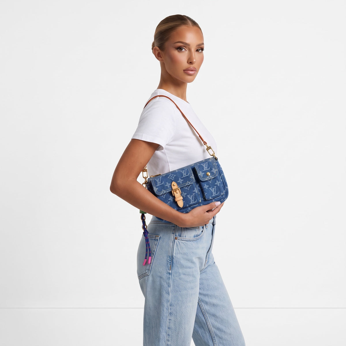 Louis Vuitton Denim Mini Bag – Blue Monogram 👜 - MASTERPIECE