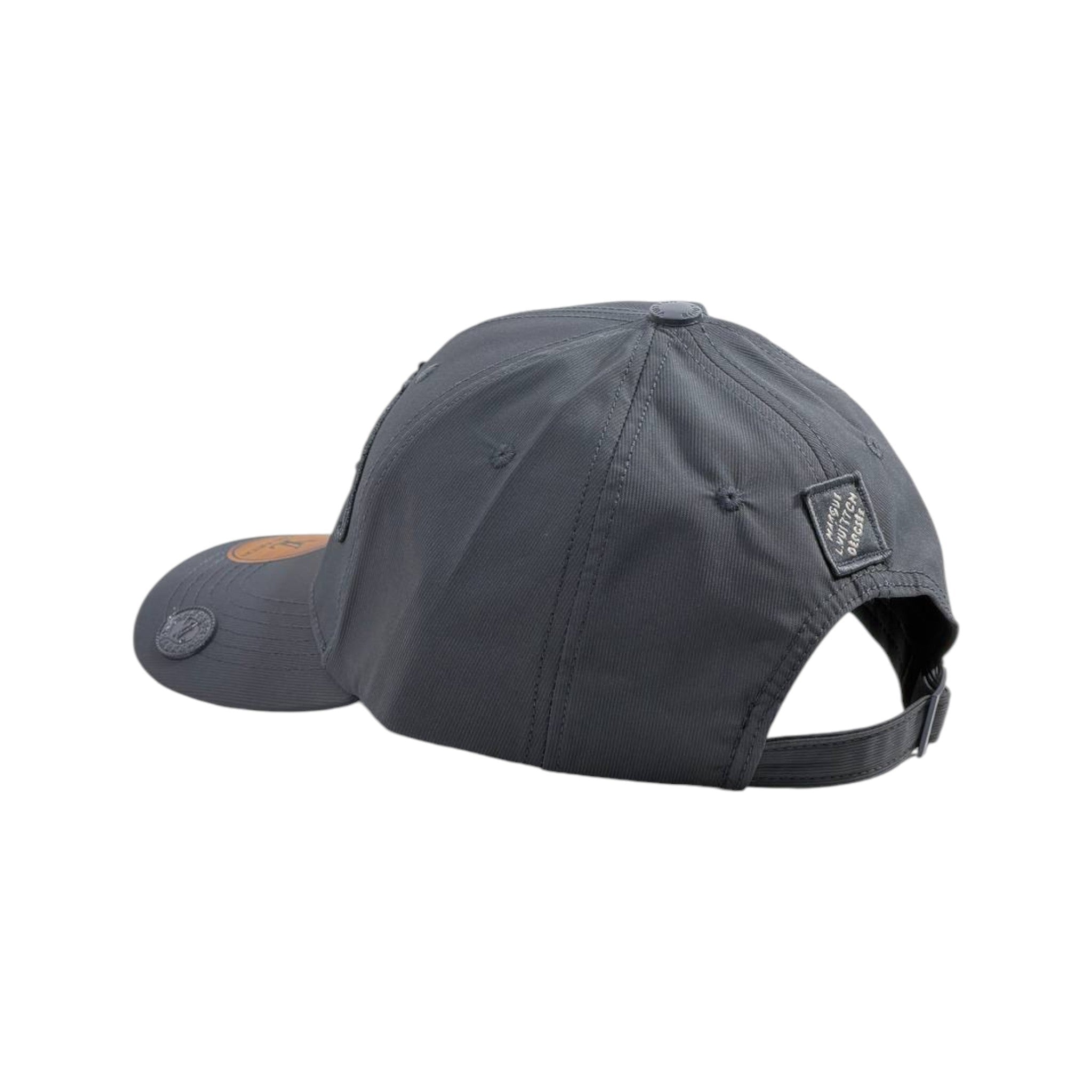 Louis Vuitton Grey Signature Cap – Embroidered Script Edition 🩶🧢 - MASTERPIECE
