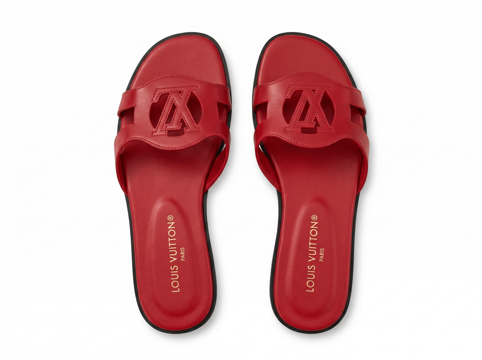 Louis Vuitton LV Cut-Out Flat Sandals ❤️✨ - MASTERPIECE