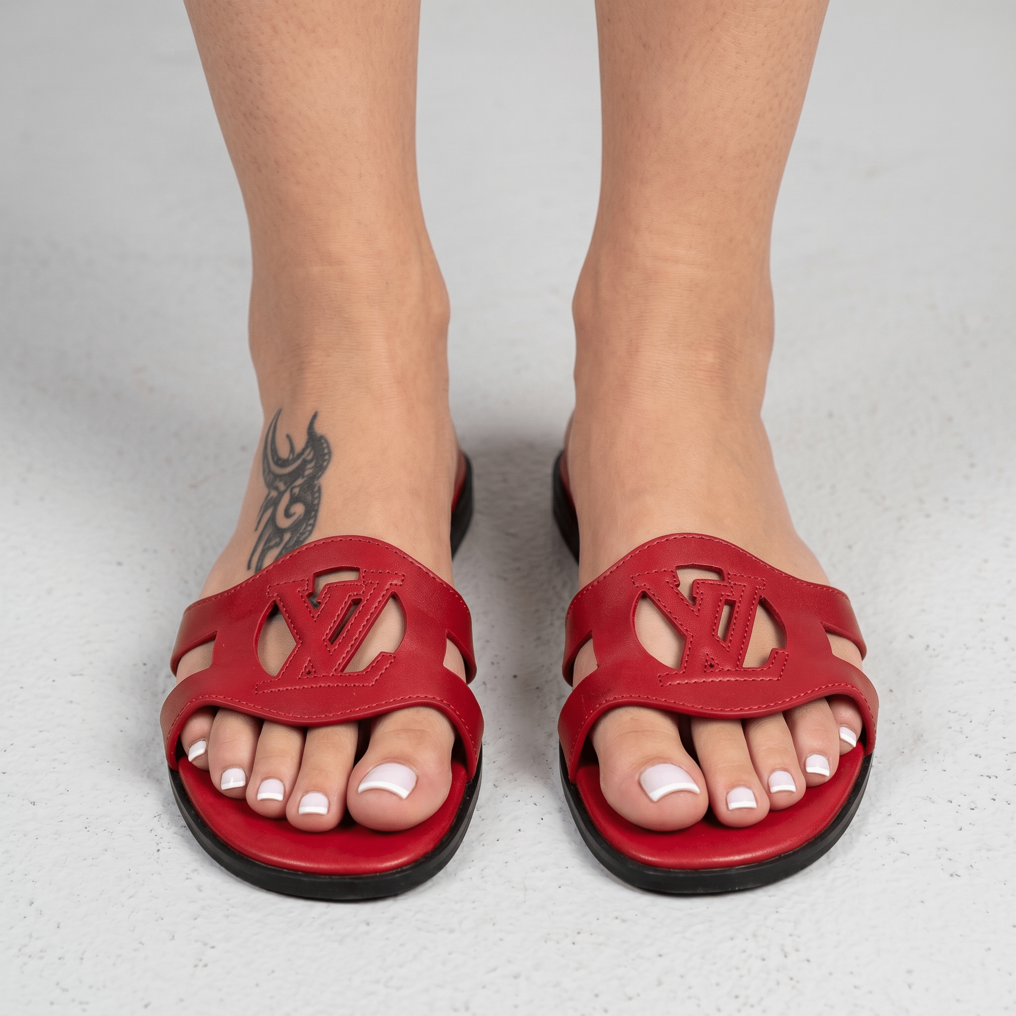 Louis Vuitton LV Cut-Out Flat Sandals ❤️✨ - MASTERPIECE