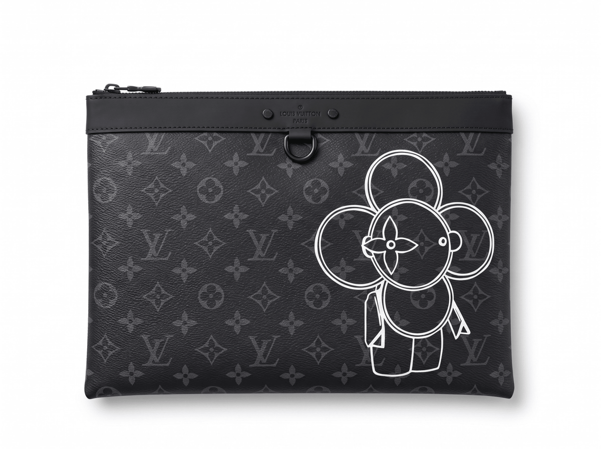 Louis Vuitton Monogram Eclipse Vivienne Pouch — Black - MASTERPIECE