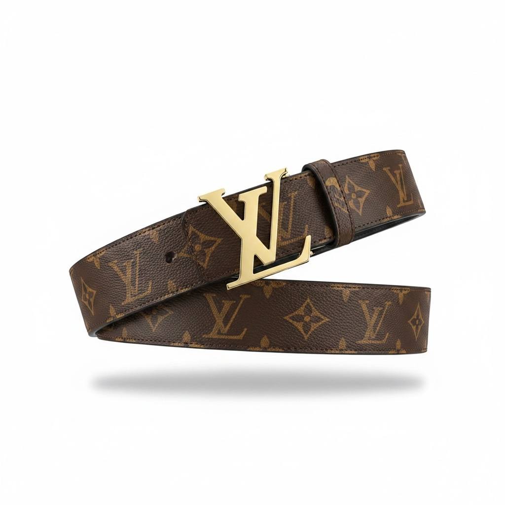 Louis Vuitton Monogram Gold Buckle Belt – 115CM Luxury Statement Piece 🤎✨ - MASTERPIECE