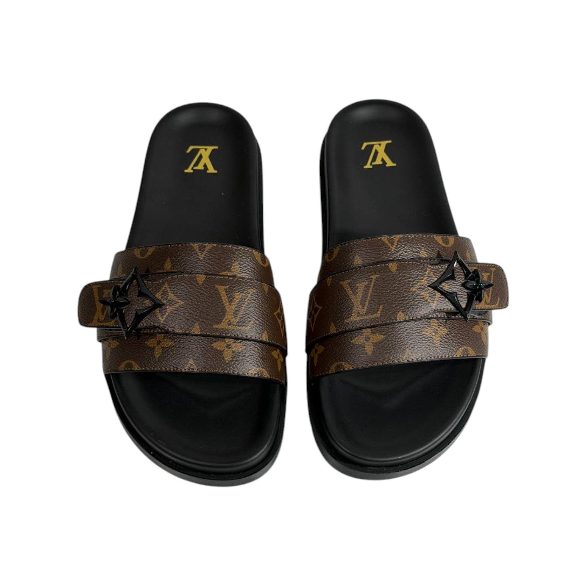 Louis Vuitton Monogram Slides 🤎✨ Luxury Comfort Sandals for Men - MASTERPIECE