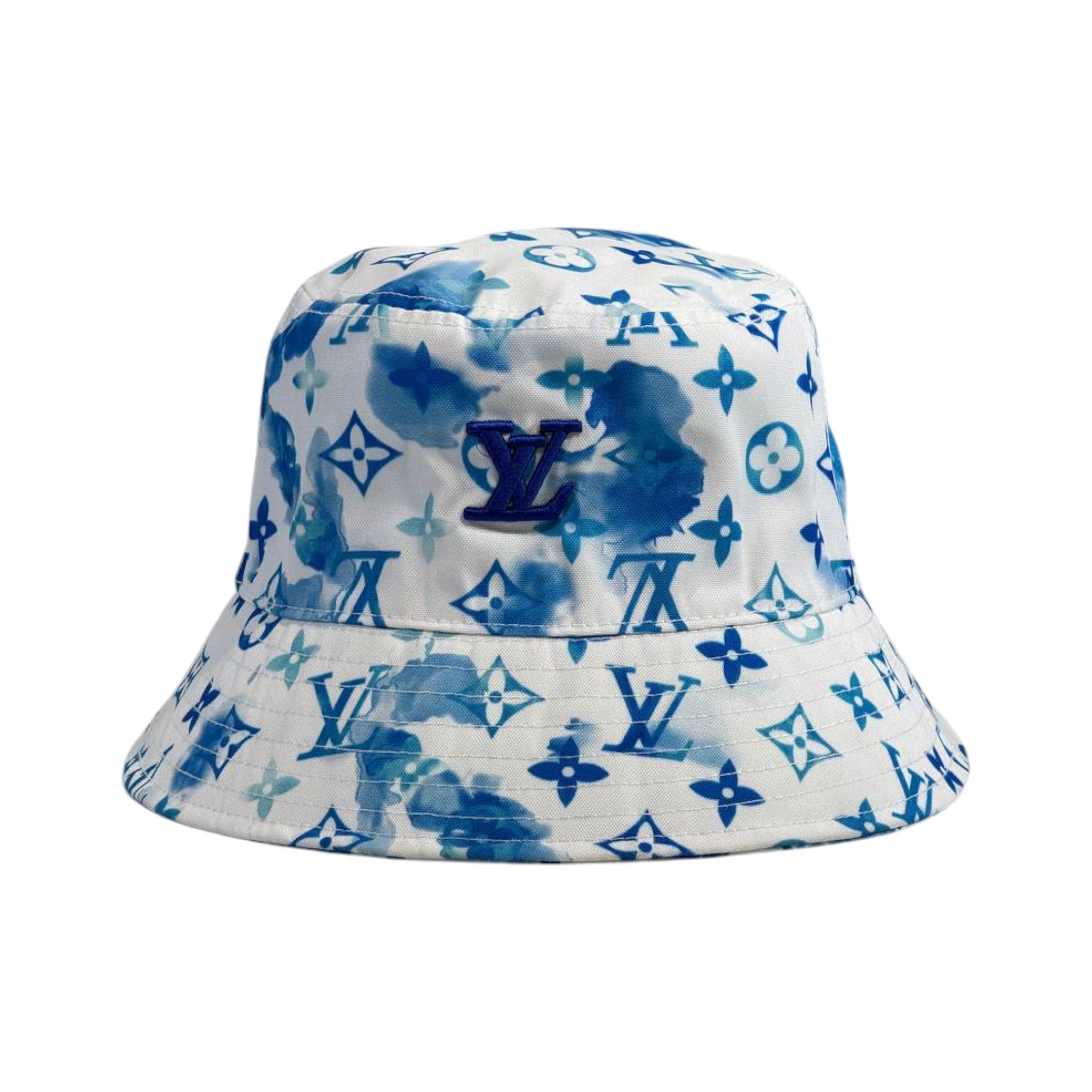 💙 Louis Vuitton Monogram Tie - Dye Bucket Hat | Blue & White LV Summer Style 🎩 - MASTERPIECE
