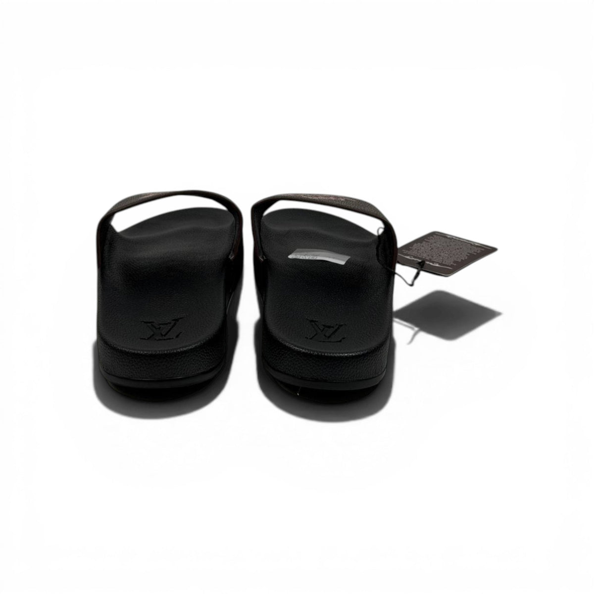 🤎🖤 Louis Vuitton Slides – Brown & Black Paris Edition - MASTERPIECE