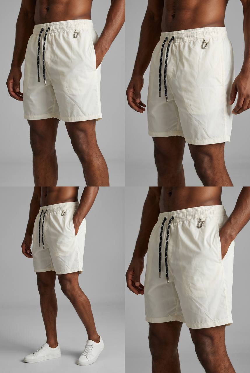 🤍 Louis Vuitton White Swim Shorts – Clean Luxury Summer Essential 🩳✨ - MASTERPIECE
